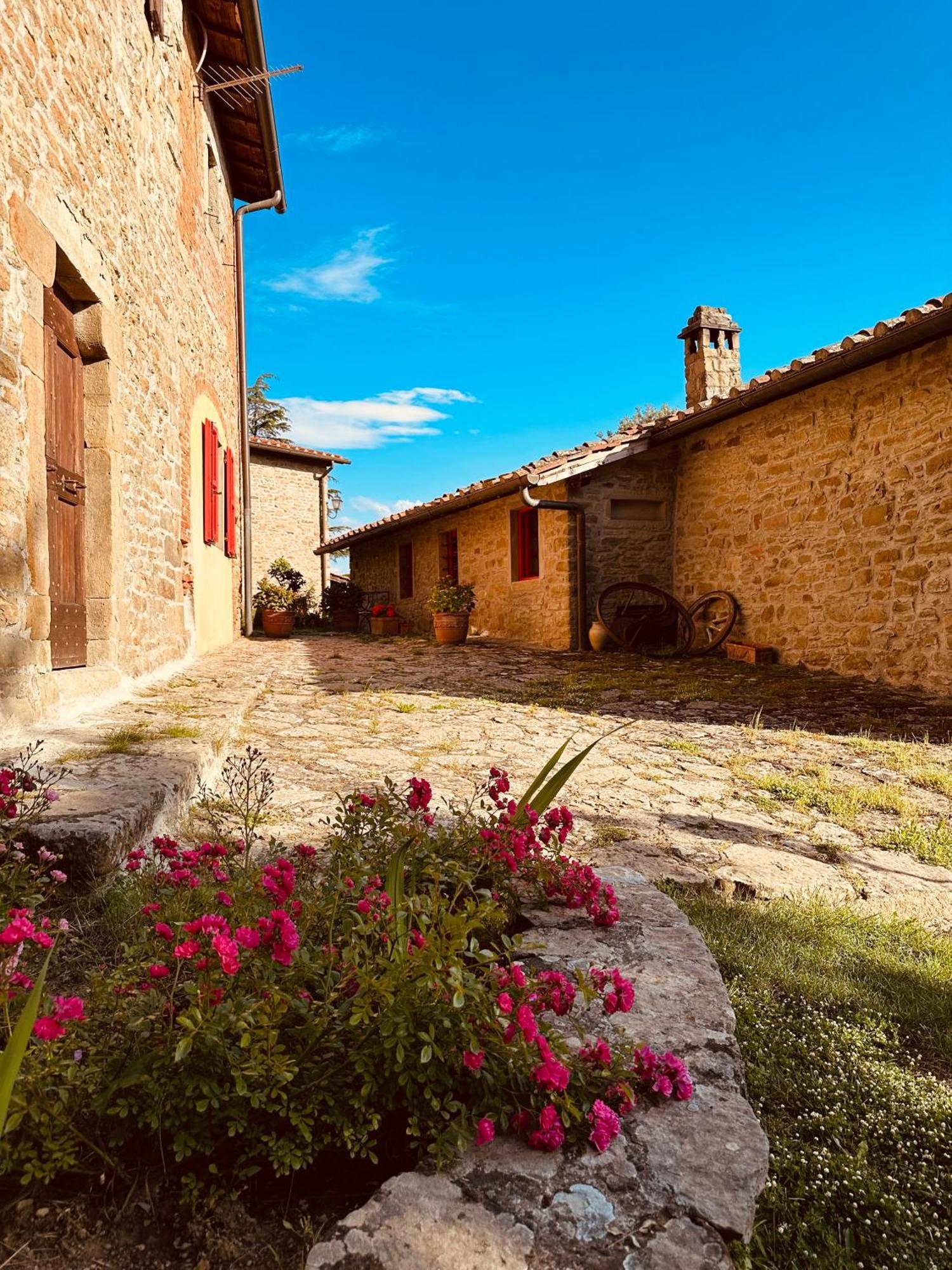 Borgo La Capraia Pensionat Castelfranco di Sopra Exteriör bild